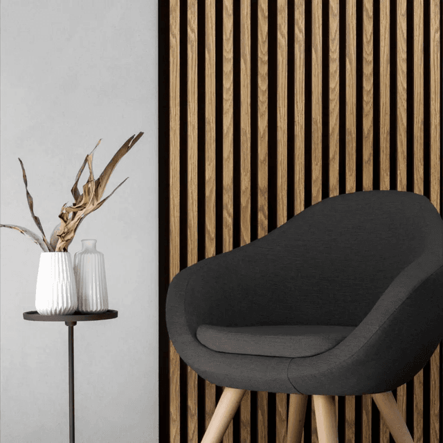 Lamele Panel lamelowy na filcu dąb jasny 2700 x 308 mm, 53615641103, Marbet Design