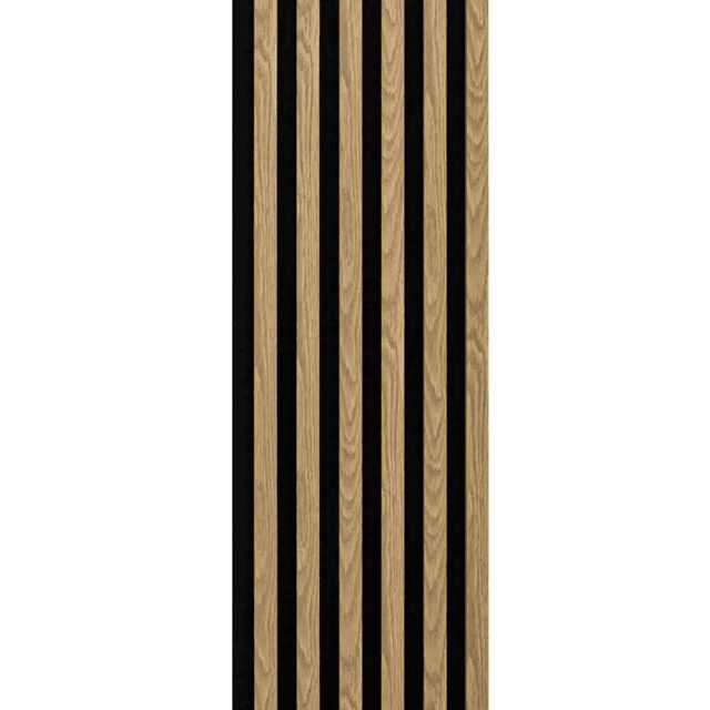 Lamele Panel lamelowy na filcu dąb jasny 2700 x 308 mm, 53615641103, Marbet Design