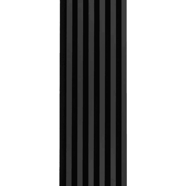 Lamele Panel lamelowy na filcu czarny mat 2700 x 308 mm, 53615641101, Marbet Design