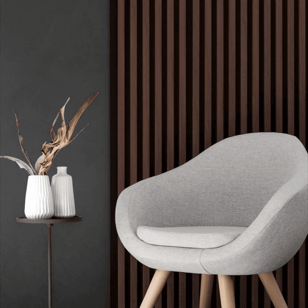 Lamele Panele lamelowe na filcu dąb ciemny 2700 x 308 mm, 53615641104, Marbet Design