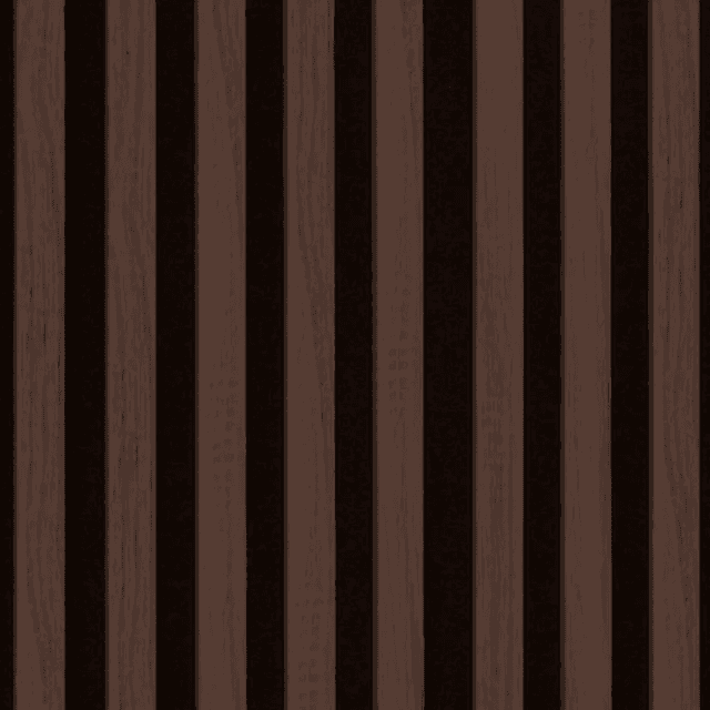 Lamele Panel lamelowy na filcu dąb ciemny 2700 x 408 mm, 53615642104, Marbet Design