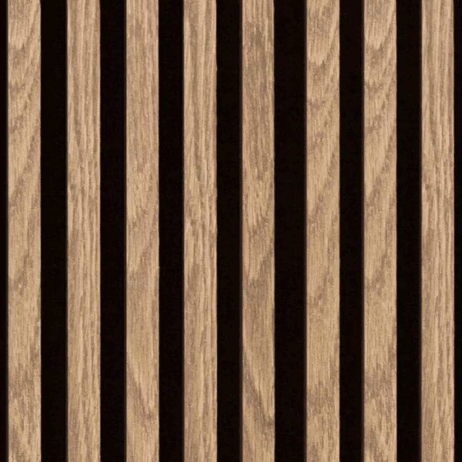 Lamele Panel lamelowy na filcu dąb jasny 2700 x 408 mm, 53615642103, Marbet Design