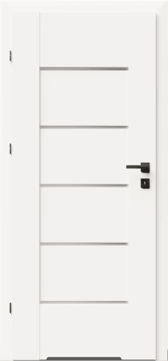 Drzwi DRE Lumio 1 przylgowe lewe 80cm WC z podcięciem wentylacyjnym, DRE 400011051, DRE