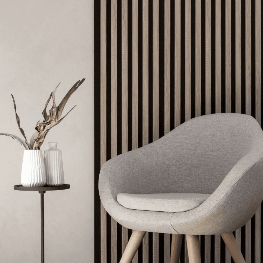 Lamele Panel lamelowy na filcu dąb sonoma 2700 x 408 mm, 53615642102, Marbet Design