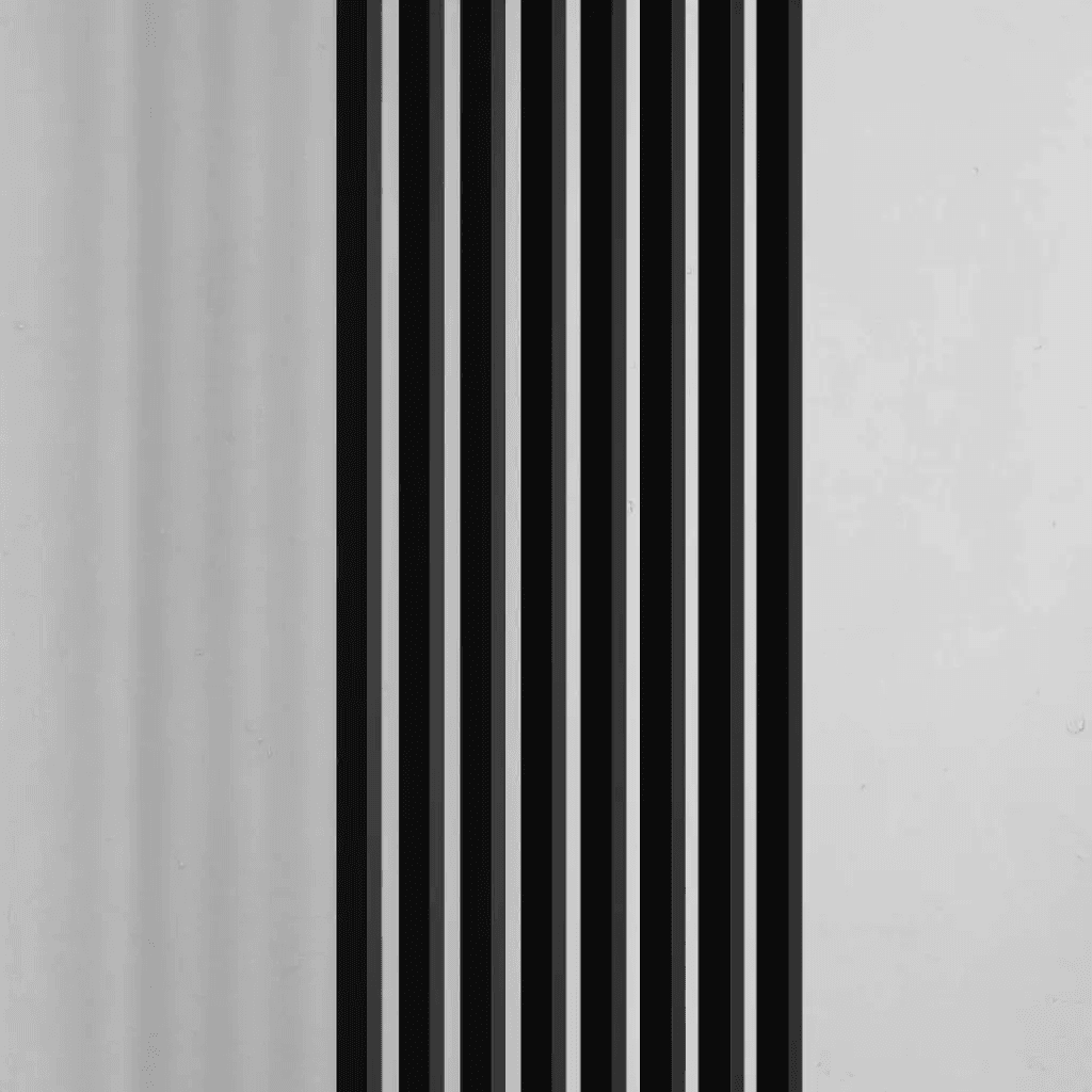 Lamele Ścianka lamelowa Woodwall Czarna, 33610329003, Marbet Design