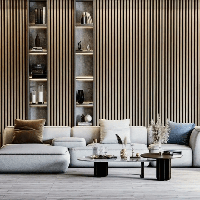 Lamele Akustyczne Listwa Dąb naturalny L 248B Teak Prawa , 120044203, AGT