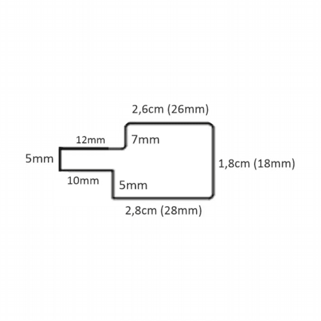 Listwa zakończeniowa Szary Mat Soft Touch Grey 729 Prawa M, 120039547, AGT