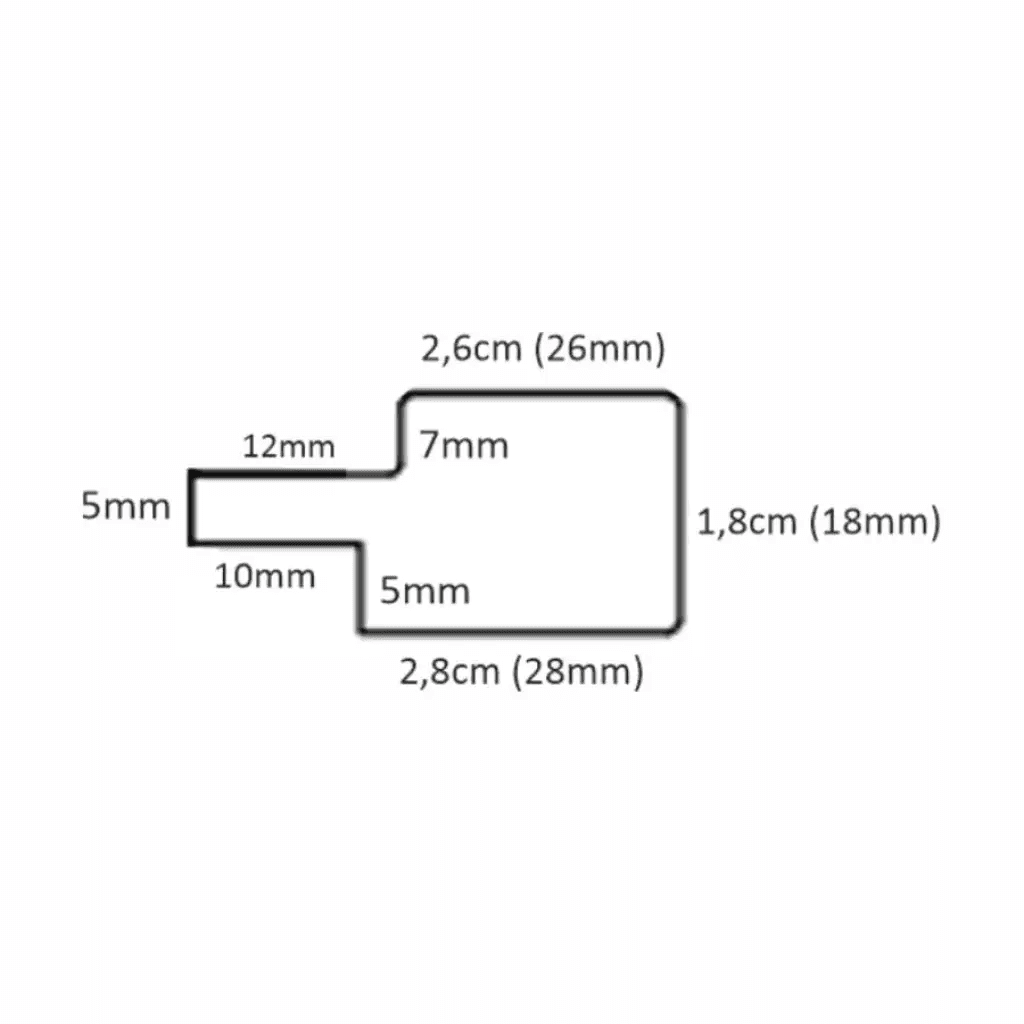 Listwa zakończeniowa Kaszmir Sahara Cream 3019 Prawa M, 120038185, AGT