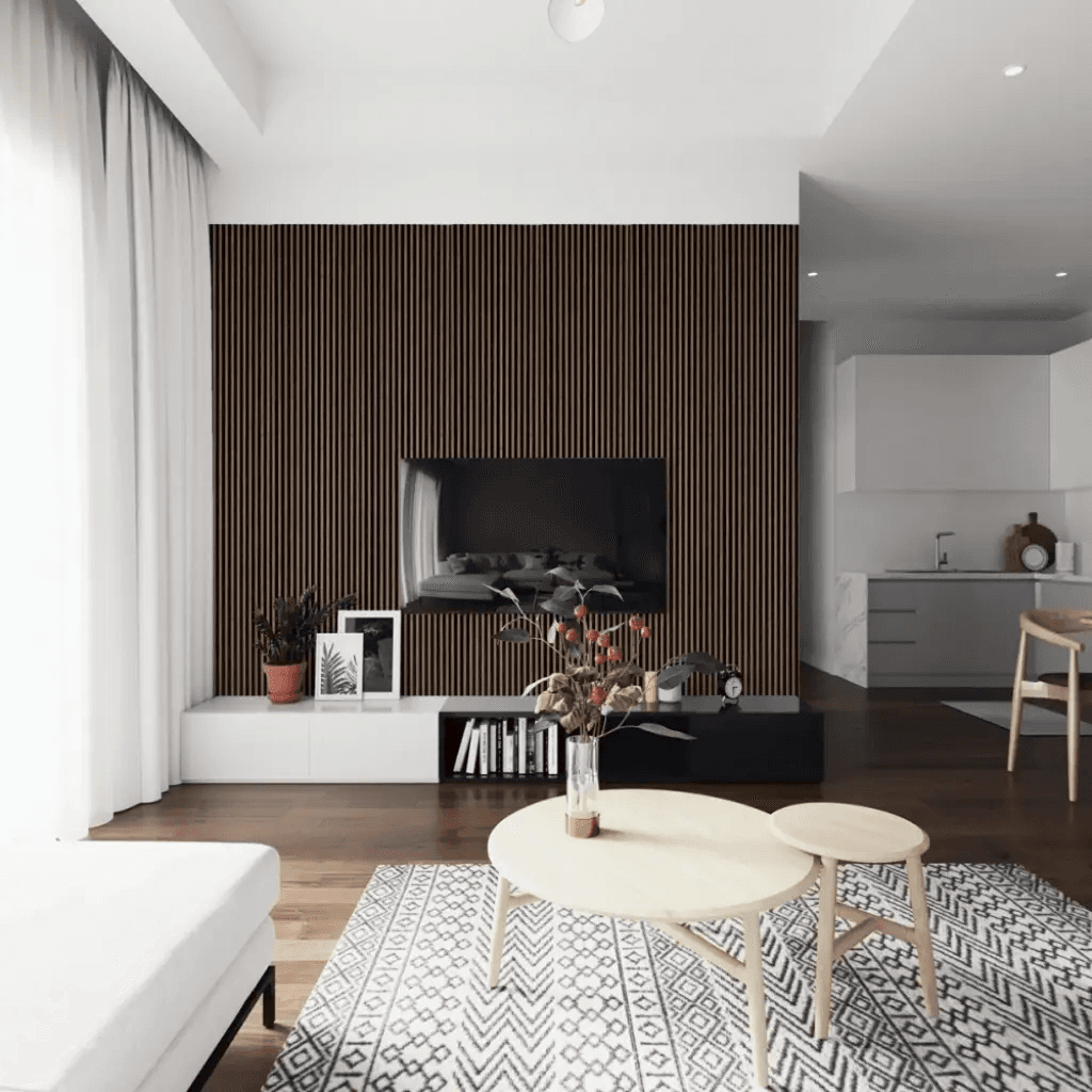 Zakończenie lameli Lamele S Stretto Listwa Prawa Dąb Ciemny L0104R, Mardom Decor