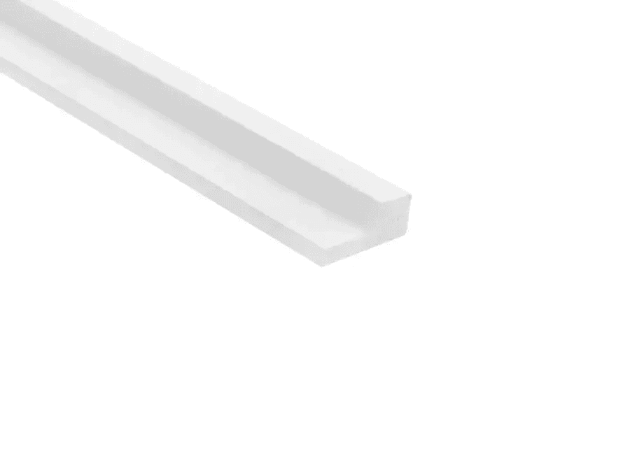 Zakończenie lameli Lamele S Stretto Listwa Prawa Biała L0101R, Mardom Decor