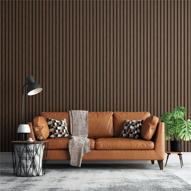 Zakończenie lameli Lamele M Medio Listwa Prawa Dąb Ciemny L0204R, Mardom Decor