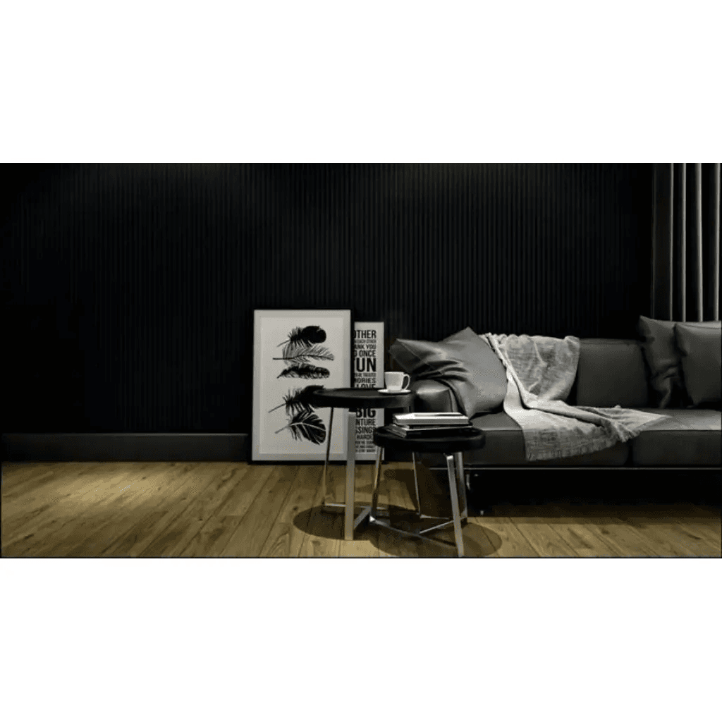 Listwa zakończeniowa Czarna Półmat 310 Prawa S, 120044187, AGT