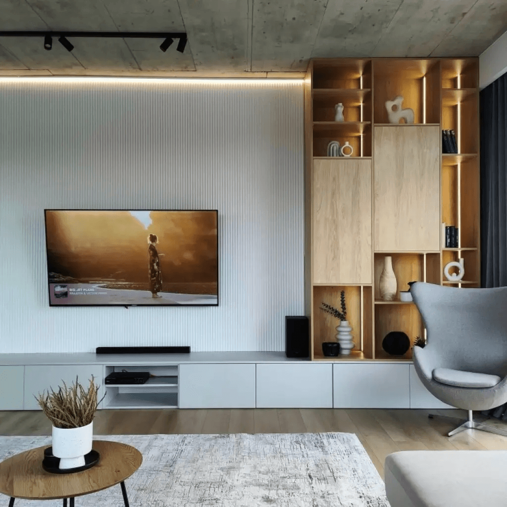 Zakończenie lameli Lamele M Medio Listwa Lewa Biała L0201L, Mardom Decor