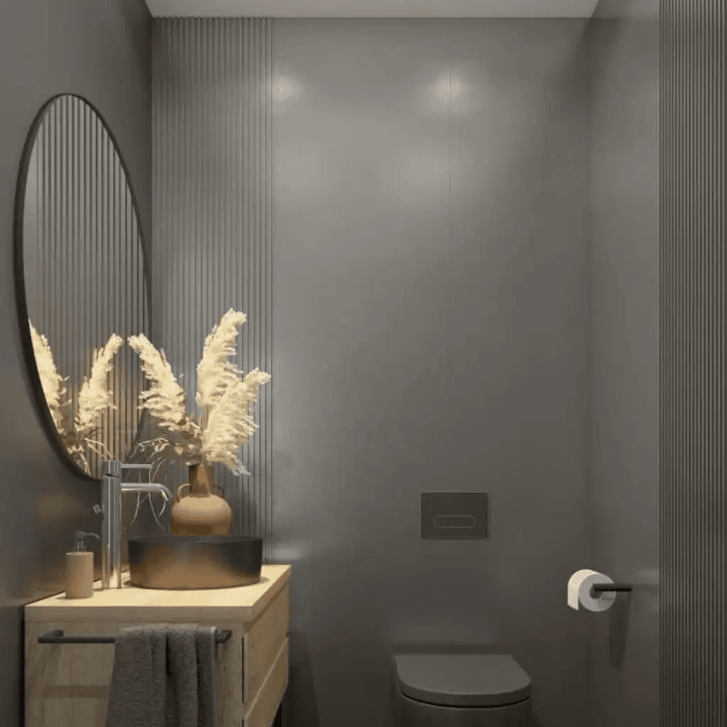 Zakończenie do lameli paneli ściennych XL Brushed Steel, 6075351, Vilo