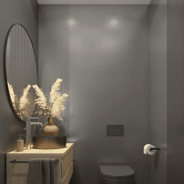 Zakończenie do lameli paneli ściennych XL Brushed Steel, 6075351, Vilo