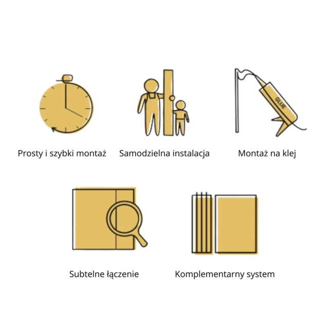 Zakończenie do lameli paneli ściennych XL Mesh Touch, 6075353, Vilo