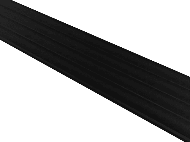 Listwa startowa Matt Soft Touch Black 723 Lewa Oval, 120041901, AGT