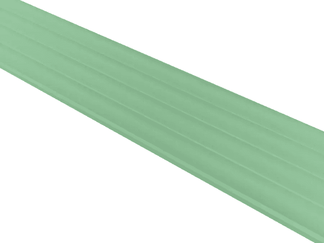 Listwa startowa Matt Soft Touch Relax Green 735 Lewa Oval, 120043136, AGT