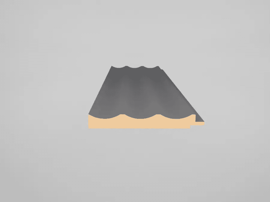 Listwa startowa Matt Soft Touch White 734 Lewa L, 120039503, AGT