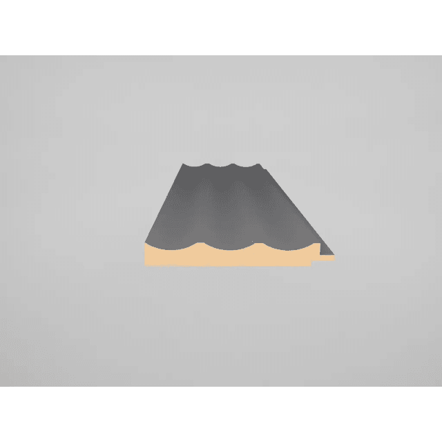 Listwa startowa Supramat Timeless Grey 3017 Lewa Wave, 120040682, AGT