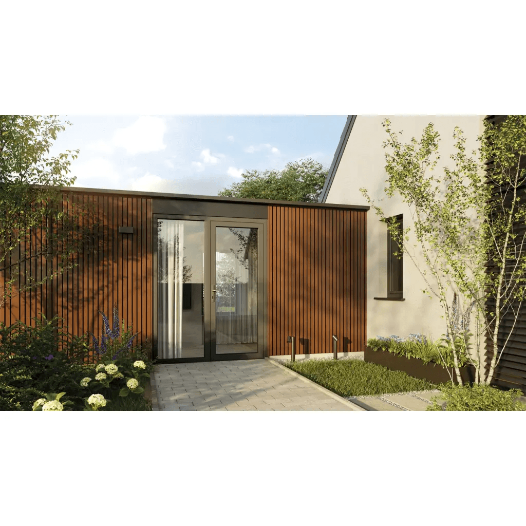 Panele zewnętrzne Fronto V-Black lamele Złoty Dąb 3030232, Vilo