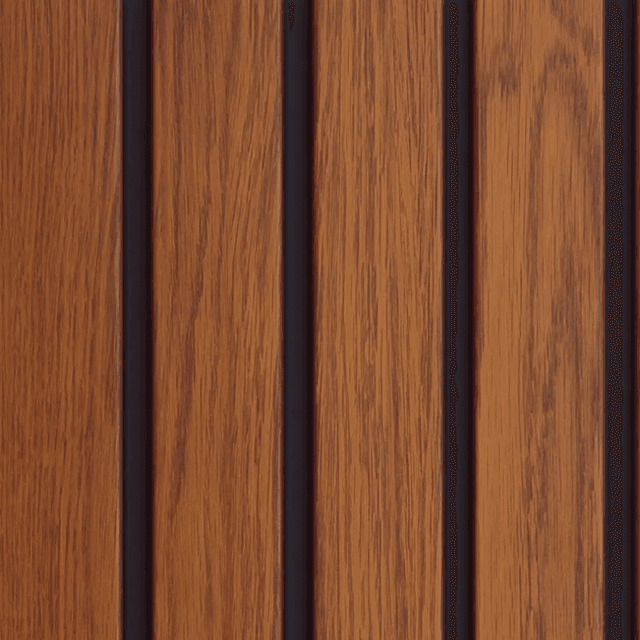 Panele zewnętrzne Fronto V-Black lamele Złoty Dąb 3030232, Vilo