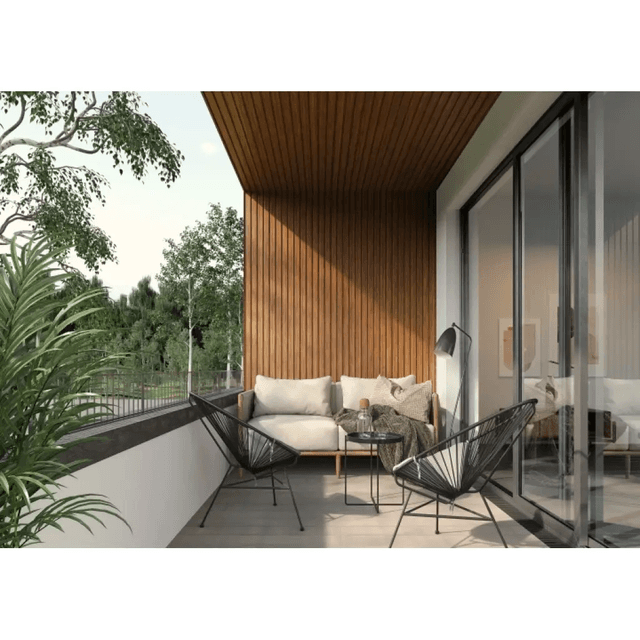 Panele zewnętrzne Fronto lamele Złoty Dąb 3028094, Vilo