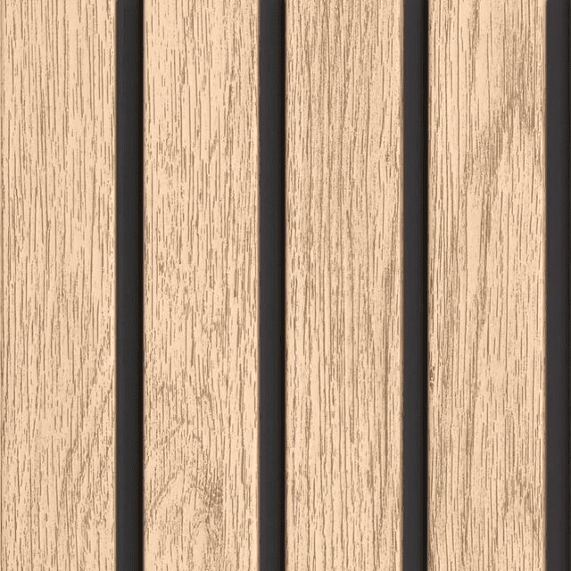 Panele zewnętrzne Fronto V-Black lamele Dąb Jasny 3030234, Vilo