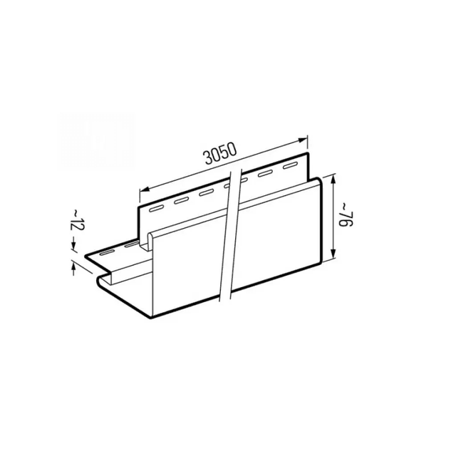 Listwa narożna V-Black Dąb Jasny SVP-12 3030240, Vilo