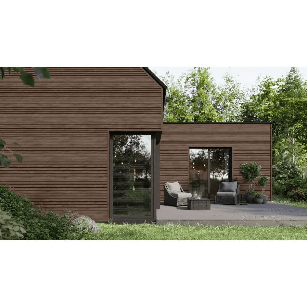 Panele elewacyjne fasadowe Solvo Listwa perforowana Dąb Czekoladowy 1-cz FS-261, 3030895, VOX