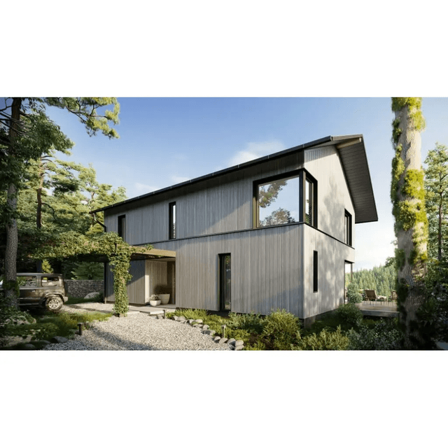 Panele elewacyjne fasadowe Solvo Listwa perforowana Dąb Szary 1-cz FS-261, 3030896, VOX