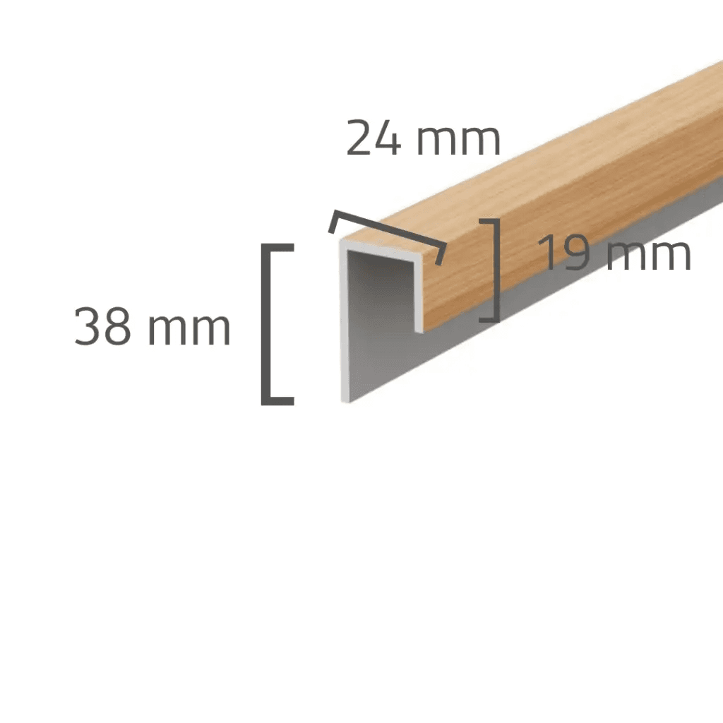 Panele elewacyjne fasadowe Solvo Listwa uniwersalna Cedr 1-cz FS-251, 3030881, VOX