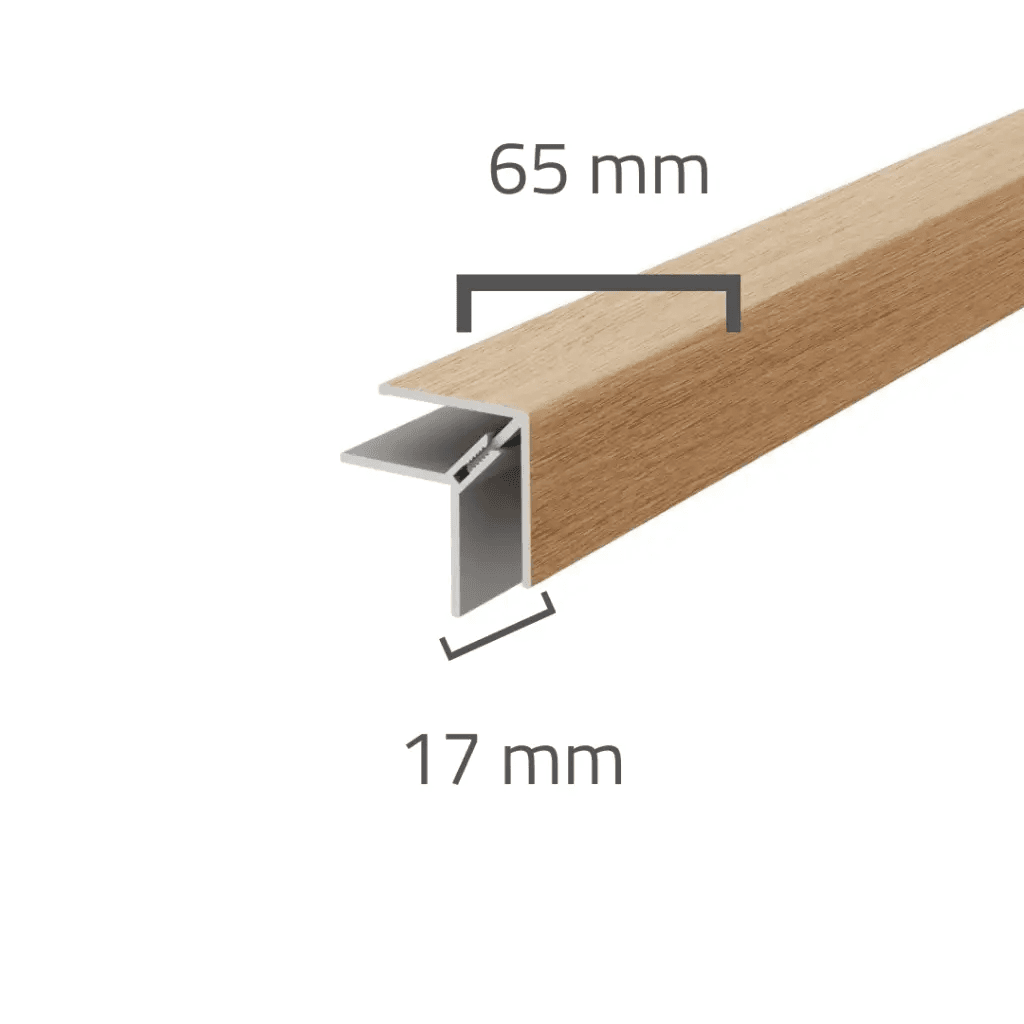 Panele elewacyjne fasadowe Solvo Listwa narożna zewnętrzna Dąb Naturalny 2-cz FS-222, 3030870, VOX