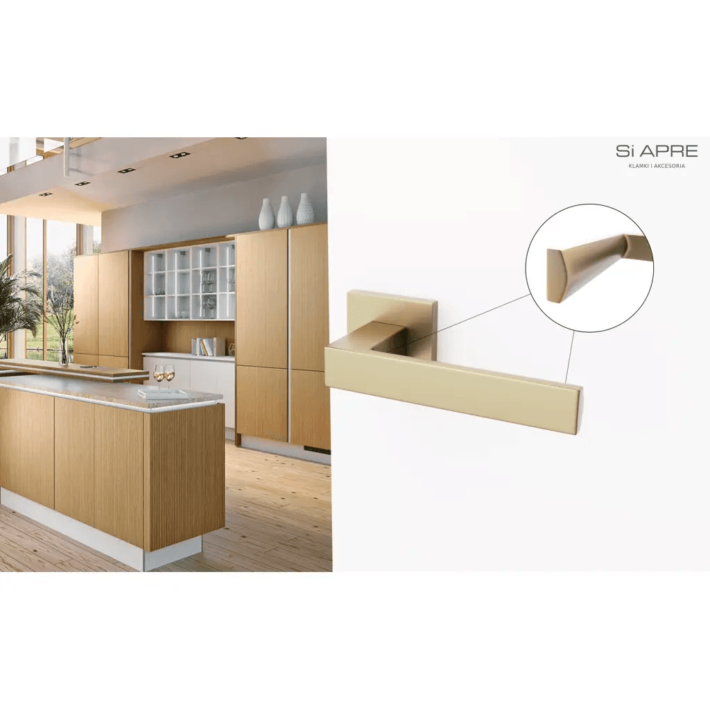 Klamka Modern Fit QR59 Złota anoda, 5907609716125, Si Apre