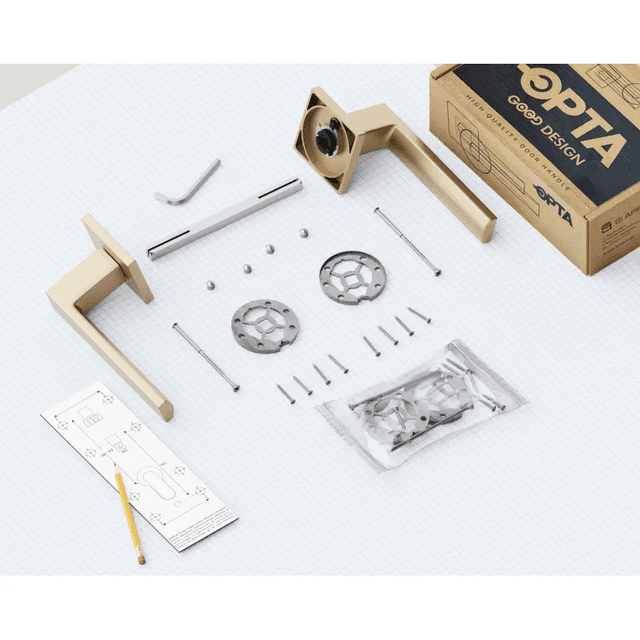 Klamka Modern Fit QR59 Złota anoda, 5907609716125, Si Apre