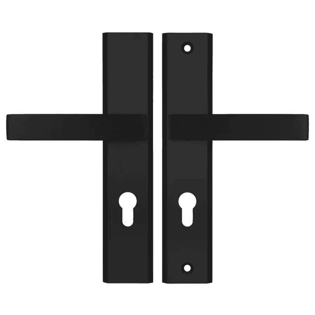 Klamka HAGA++ klamko-klamka PC72 Czarna, 5907505403655, Axa