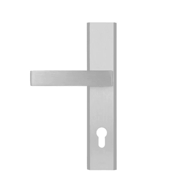 Zestaw klamka + wkładka do drzwi Haga Inox do drzwi Sara Uno 1803-1016756, Axa