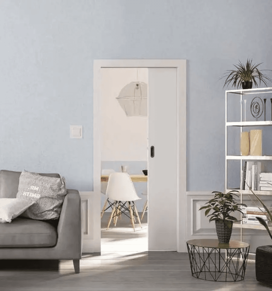 Drzwi przesuwne chowane w ścianę Norma Decor 1 80 cm Komplet: drzwi + kaseta + ościeżnica (obudowa), 100033471, Invado