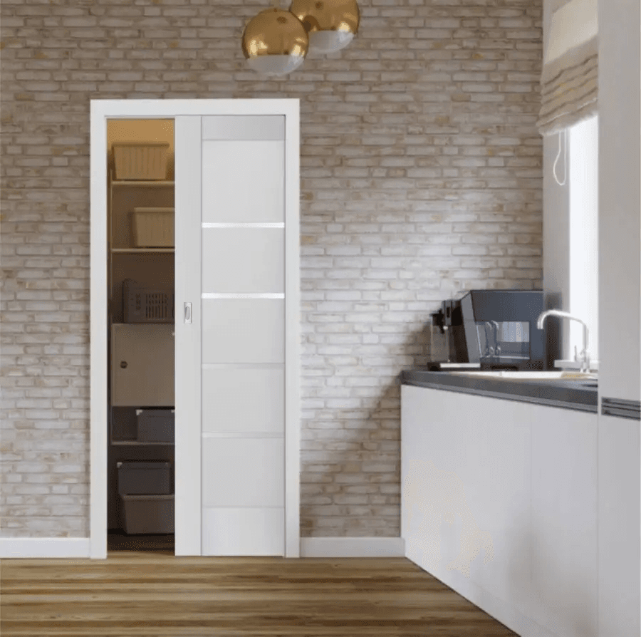 Zestaw Porta KOMPAKT + Skrzydło Verte Home G.4 80cm, SPAHG40S08DBI0AS0KA300, PORTA