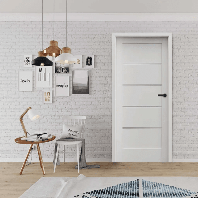 Komplet Drzwi + Ościeżnica Regulowana Porta Trim Lite model A.4 Lewe 80 Przylgowe, SPXTA40L08DBI0SZ3KA300, PORTA