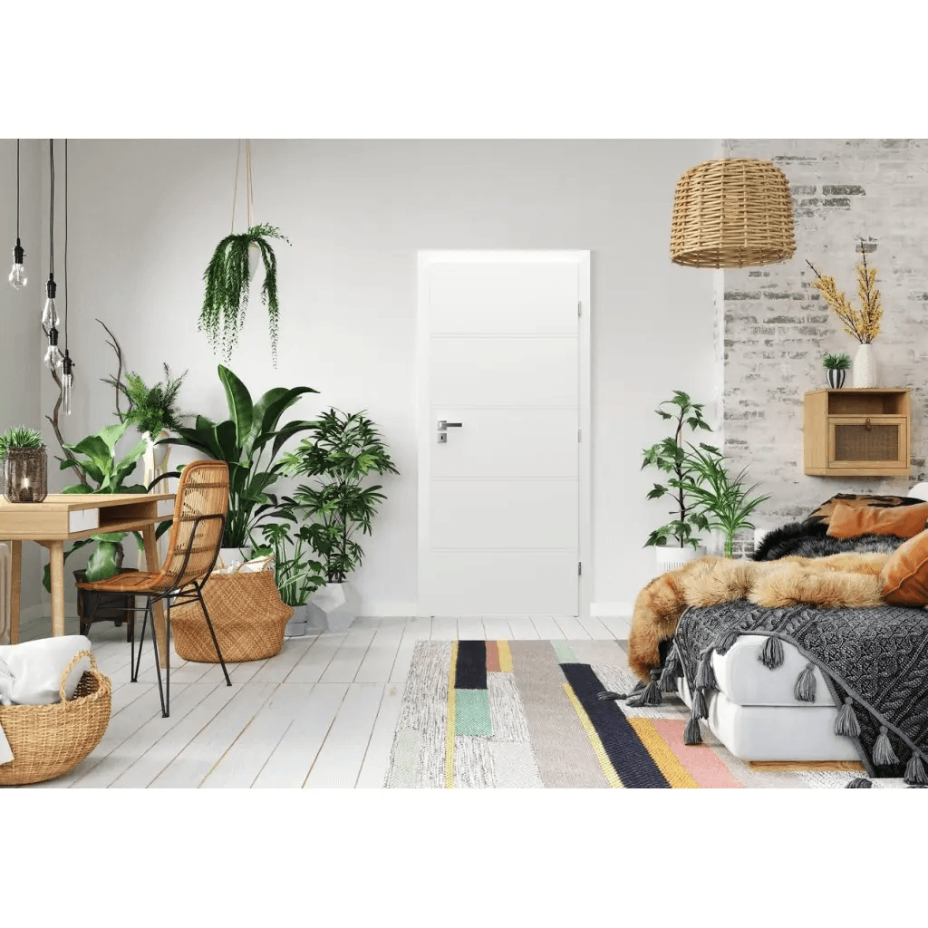 Komplet Drzwi + Ościeżnica Regulowana Porta Trim T lewe 80 przylgowe, TRIM SPXLT10L08LBI0SC30H000, PORTA