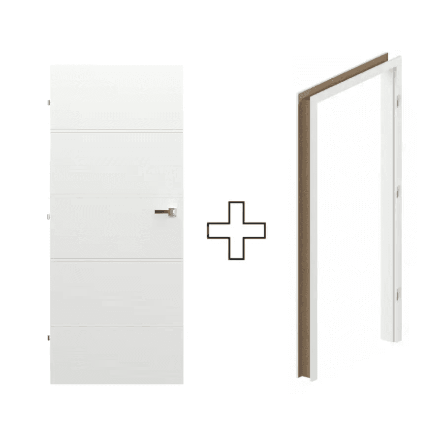 Komplet Drzwi + Ościeżnica Regulowana Porta Trim T lewe 70 przylgowe, TRIM SPXLT10L07LBI0SC30H000, PORTA