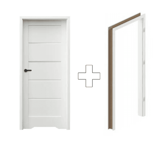 Komplet Drzwi + Ościeżnica Regulowana Porta Trim Lite model A.2 Prawe 80 Przylgowe WC, SPXTA20P08DBIWSB3KA300, PORTA