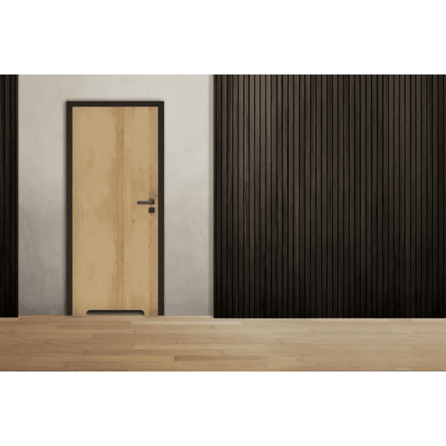 Komplet Drzwi + Ościeżnica regulowana Invado Loft lewe 80cm bezprzylgowe z podcięciem wentylacyjnym, 100063850, Invado