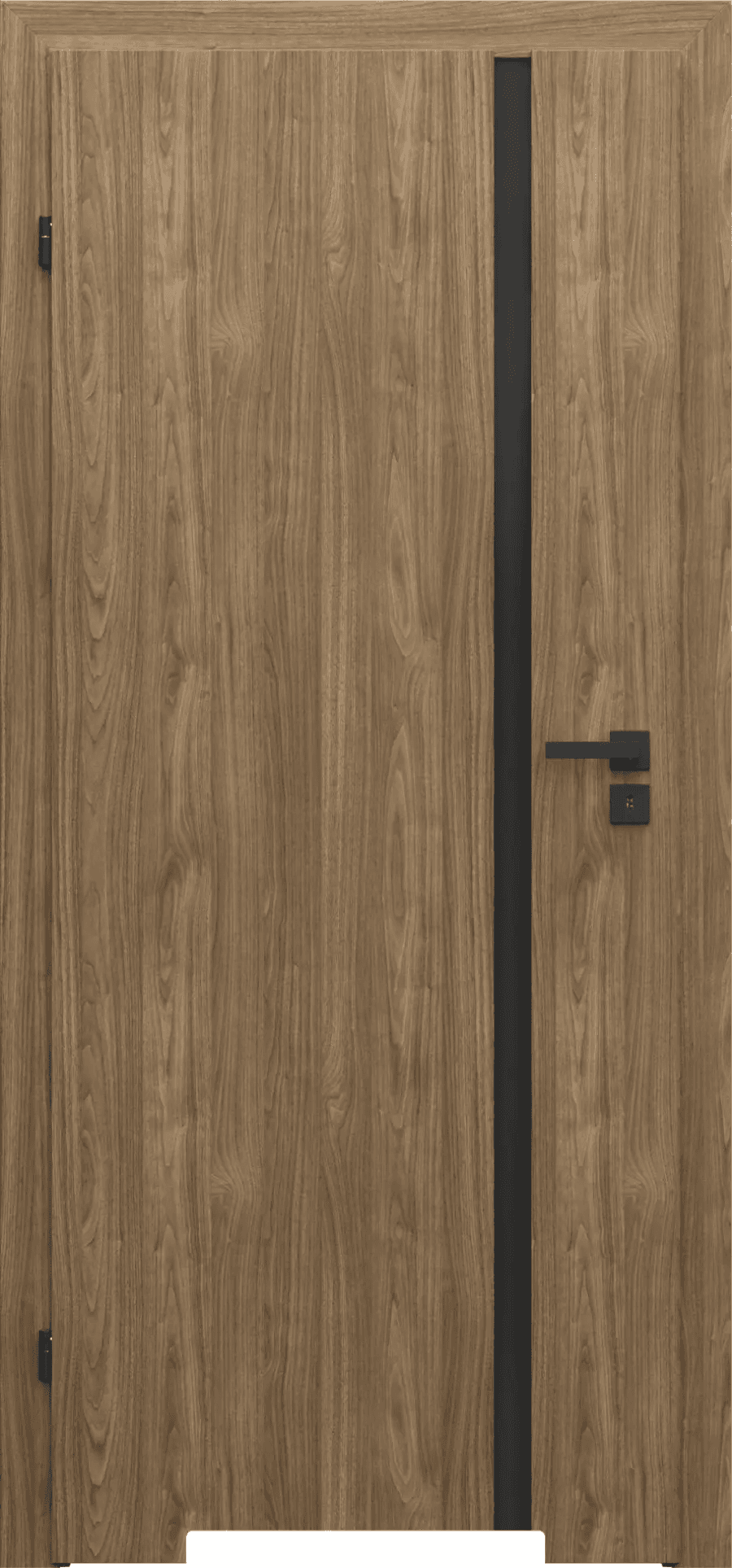 Drzwi Porta Focus 4.A z czarną szybą przylgowe lewe 80 cm WC, SPWG4A0L08DDTWSB2KHB00, PORTA