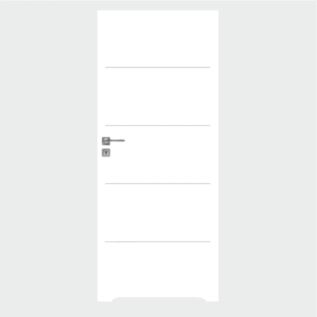 Drzwi Binito 20 przylgowe prawe 80cm WC plaster miodu, DRE 400009840, DRE