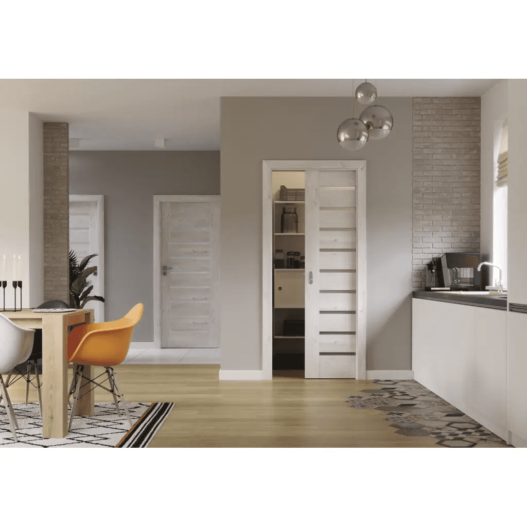 Drzwi Porta KONCEPT model A.9 z czarną szybą, PORTA