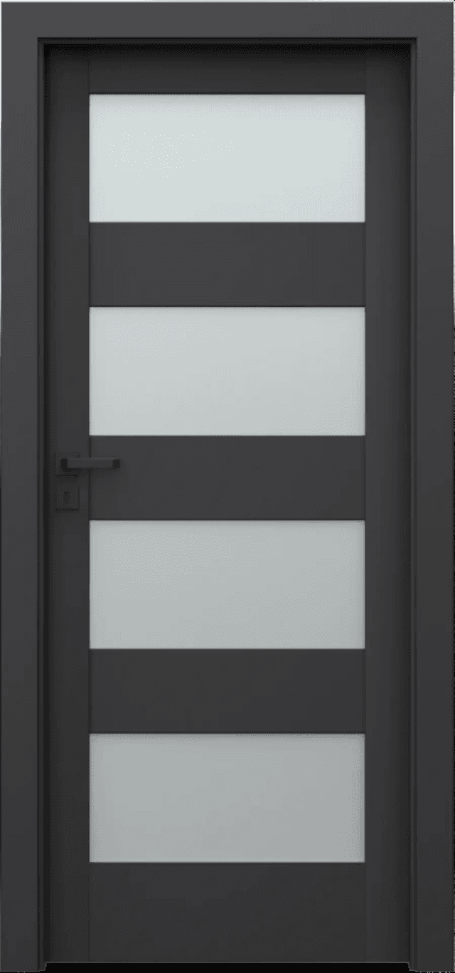 Drzwi Porta VERTE HOME CZARNY model L.4, PORTA
