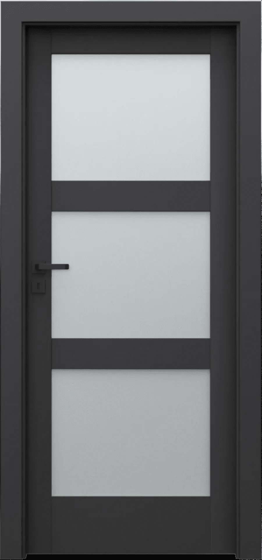 Drzwi Porta VERTE HOME CZARNY model N.3, PORTA