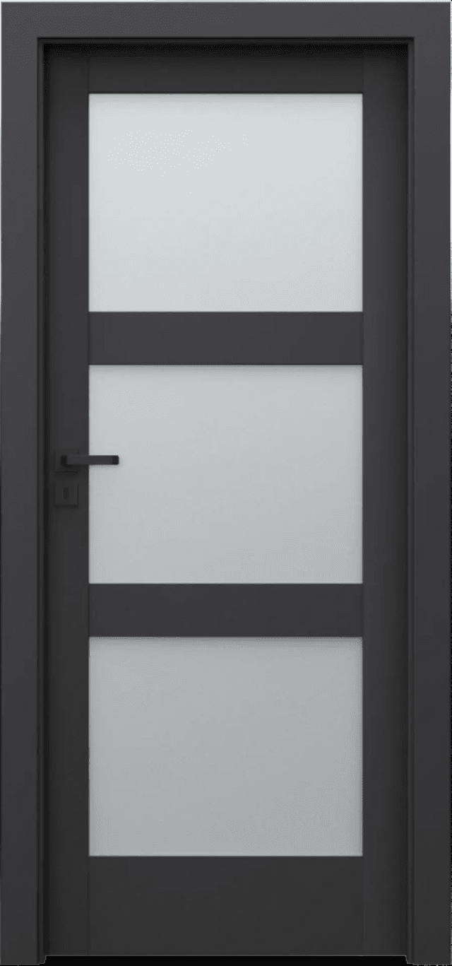Drzwi Porta VERTE HOME CZARNY model N.3, PORTA